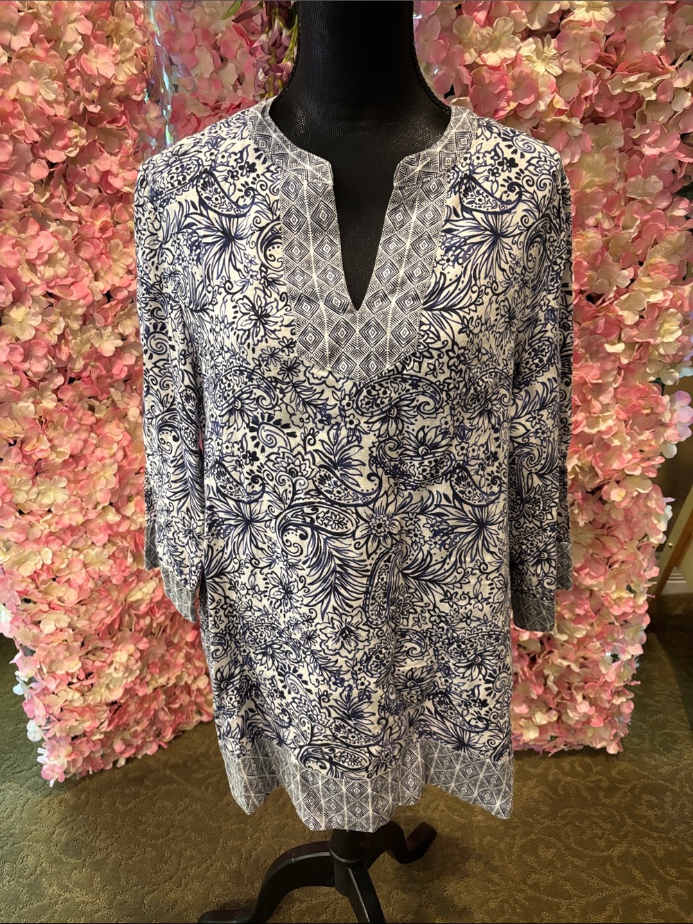 Sigrid Olsen linen blouse